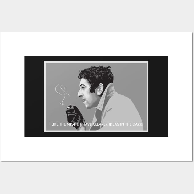 Serge Gainsbourg (in English) Wall Art by basementgalaxy